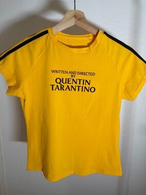 Quentin Tarantino Yellow Graphic Tee